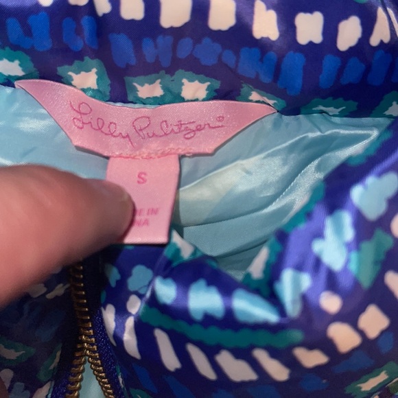 Lilly Pulitzer NWT. Goose down quilted VEST. S - Picture 4 of 6